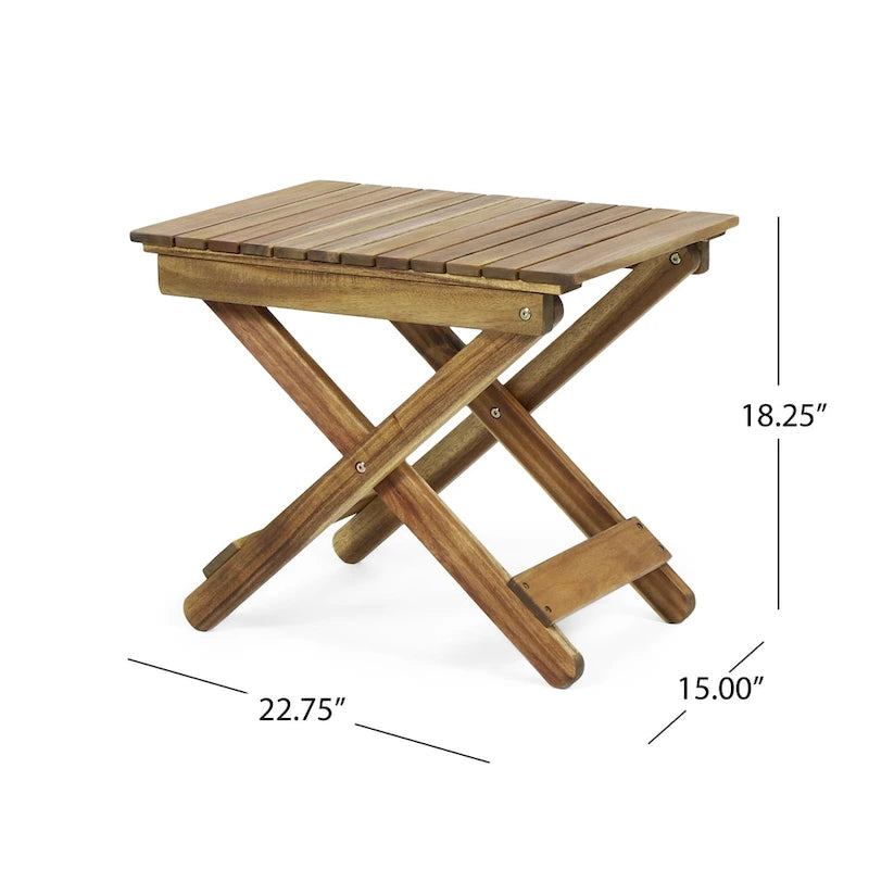 Malibu Outdoor 3-piece Acacia Wood Chat Set by Christopher Knight Home