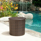 Christopher Knight Home Littleton Outdoor 3-Piece Wicker Stacking Chair Chat Set - N/A
