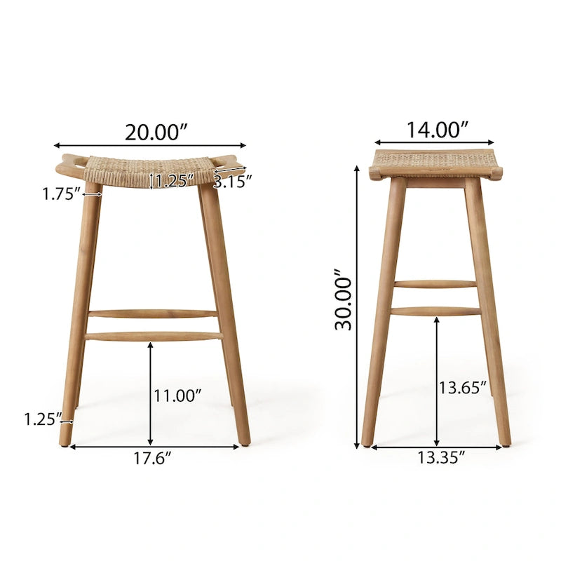 Pulaski Outdoor 30 Outdoor Barstools by Christopher Knight Home