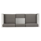 Cape Coral Outdoor Aluminum 3-piece Sofa Set by Christopher Knight Home