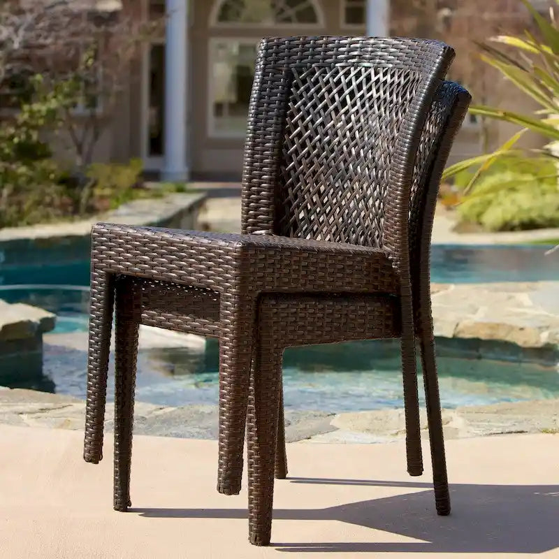 Farley Outdoor 5-piece Wicker Dining Set by Christopher Knight Home