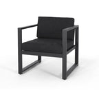 Navan Outdoor Aluminum Club Chairs (Set of 2) by Christopher Knight Home
