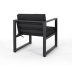 Navan Outdoor Aluminum Club Chairs (Set of 2) by Christopher Knight Home