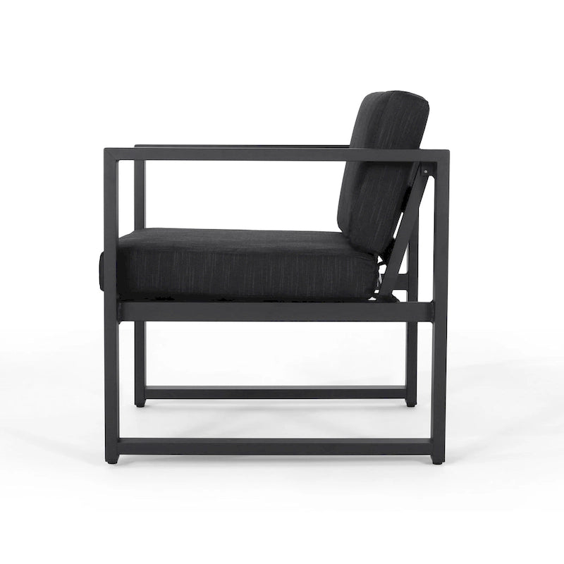 Navan Outdoor Aluminum Club Chairs (Set of 2) by Christopher Knight Home