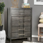 Tass Transitional Solid Wood 5-Drawer Chest by 