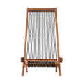 folding roping wood chair