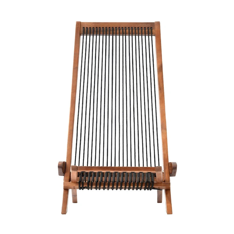 folding roping wood chair