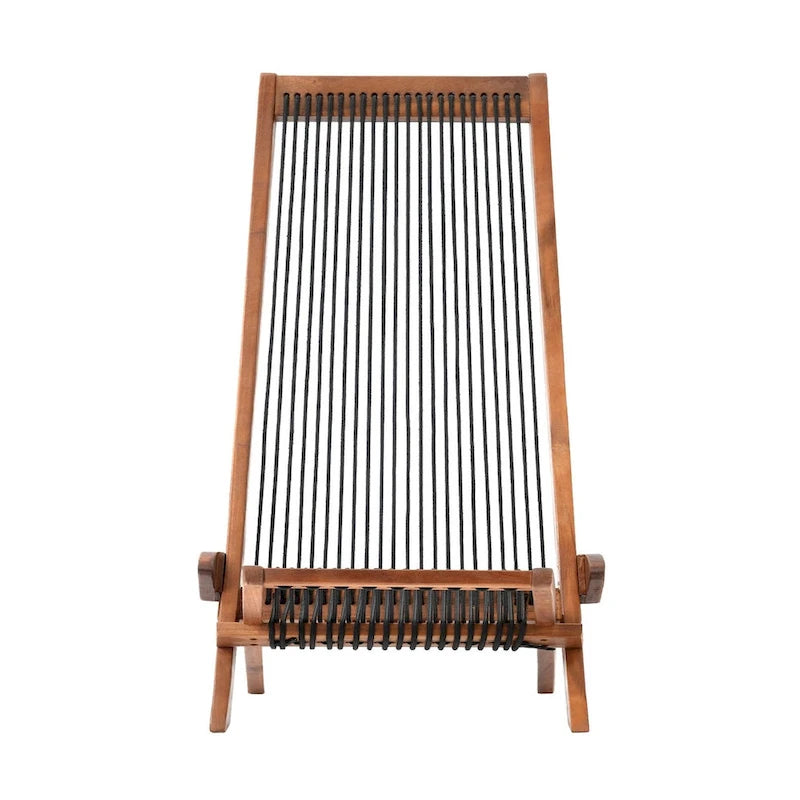 folding roping wood chair