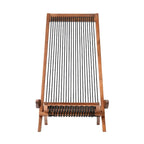 folding roping wood chair