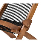 folding roping wood chair