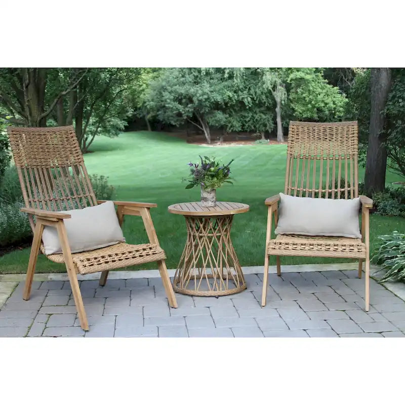 Samera Teak & Bohemian Accent Table