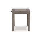 Signature Design by Ashley Hillside Barn Brown Outdoor End Table - 22 W x 22 D x 24 H