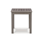 Signature Design by Ashley Hillside Barn Brown Outdoor End Table - 22 W x 22 D x 24 H