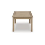 Signature Design by Ashley Hallow Creek Driftwood Outdoor Coffee Table - 48.75 W x 24.13 D x 18.13 H