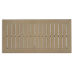 Signature Design by Ashley Hallow Creek Driftwood Outdoor Coffee Table - 48.75 W x 24.13 D x 18.13 H