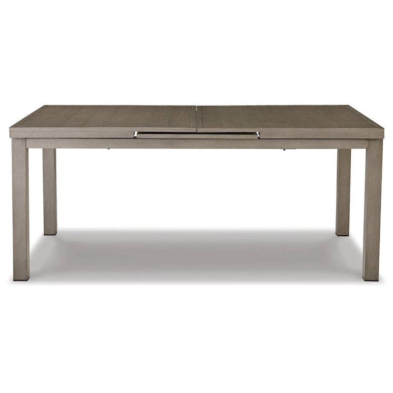 Signature Design by Ashley Beach Front Beige 7-Piece Outdoor Dining Package - 42W x 71/94D x 30H