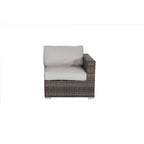 LSI 7 Piece Rattan Sectional Seating Group with Cushions