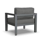 Grayton Gray Aluminum Outdoor Aluminum Lounge Chair - 33 x 32 x 29