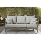 Signature Design by Ashley Visola Gray 6-Piece Outdoor Package - 80W x 33D x 37H