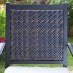 MAISON ARTS Patio Dining Chairs, 2 Rattan Chairs with Cushions