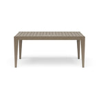 Homestyles Sustain Brown Wood Outdoor Dining Table - 66 x 36 x 30