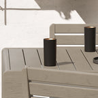 Homestyles Sustain Brown Wood Outdoor Dining Table - 66 x 36 x 30