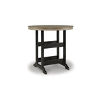 Signature Design by Ashley Fairen Trail Black/Driftwood 3-Piece Outdoor Dining Package - 45.13 W x 45.13 D x 42 H