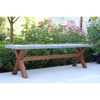 Nadine 6 pc. Eucalyptus and Composite Dining Set with Deluxe Chairs