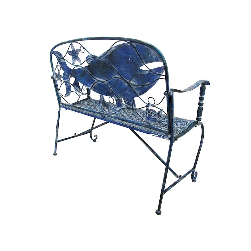 Coastal Whale Bench Herman