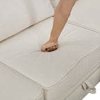 Convertible Sofa Bed with Reversible Chaise for Living Room