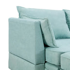 Convertible Sofa Bed with Reversible Chaise for Living Room