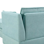 Convertible Sofa Bed with Reversible Chaise for Living Room