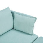 Convertible Sofa Bed with Reversible Chaise for Living Room