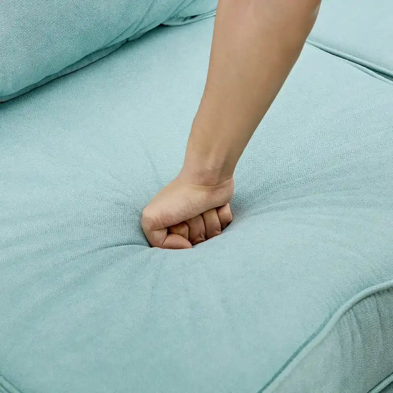Convertible Sofa Bed with Reversible Chaise for Living Room