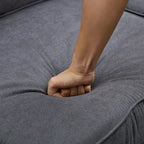 Convertible Sofa Bed with Reversible Chaise for Living Room