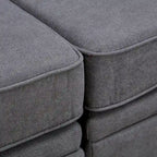 Convertible Sofa Bed with Reversible Chaise for Living Room