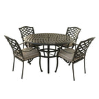 Arcadia 5-piece Outdoor Aluminum Dining Set with Cushions