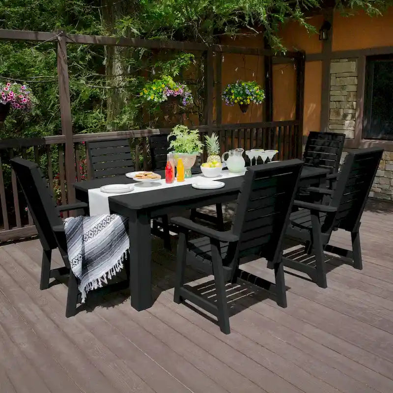 Weatherly 7-Piece Outdoor Dining Height Set - 42 x 84