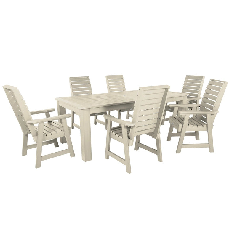 Weatherly 7-Piece Outdoor Dining Height Set - 42 x 84