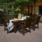 Weatherly 7-Piece Outdoor Dining Height Set - 42 x 84