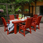 Weatherly 7-Piece Outdoor Dining Height Set - 42 x 84