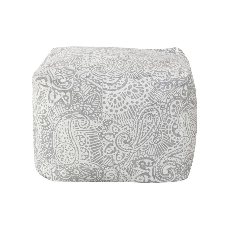Square Velvet Pouf, Contemporary Style – Light Pink / Dove / Sapphire Blue / Teal Green / Truffle Brown / Indigo Dye