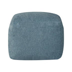 Square Velvet Pouf, Contemporary Style – Light Pink / Dove / Sapphire Blue / Teal Green / Truffle Brown / Indigo Dye
