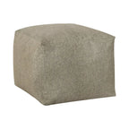 Square Velvet Pouf, Contemporary Style – Light Pink / Dove / Sapphire Blue / Teal Green / Truffle Brown / Indigo Dye
