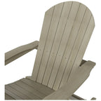 Polytrends Vineyard HIPS Outdoor Eco-Friendly All Weather Seashell Rocking Adirondack Chair