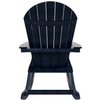 Polytrends Vineyard HIPS Outdoor Eco-Friendly All Weather Seashell Rocking Adirondack Chair