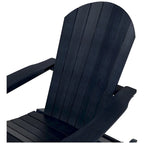 Polytrends Vineyard HIPS Outdoor Eco-Friendly All Weather Seashell Rocking Adirondack Chair