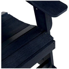 Polytrends Vineyard HIPS Outdoor Eco-Friendly All Weather Seashell Rocking Adirondack Chair