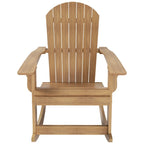 Polytrends Vineyard HIPS Outdoor Eco-Friendly All Weather Seashell Rocking Adirondack Chair