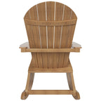 Polytrends Vineyard HIPS Outdoor Eco-Friendly All Weather Seashell Rocking Adirondack Chair